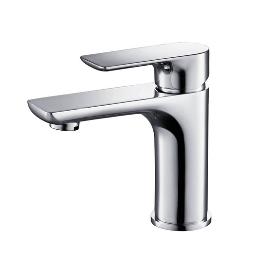 Premium Single Hole Brass Bathroom Faucet - Matte Black
