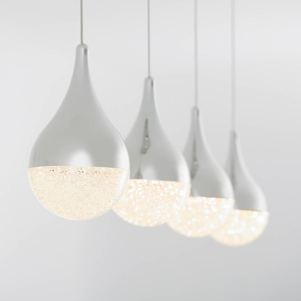 4 Light Integrated LED Pendant