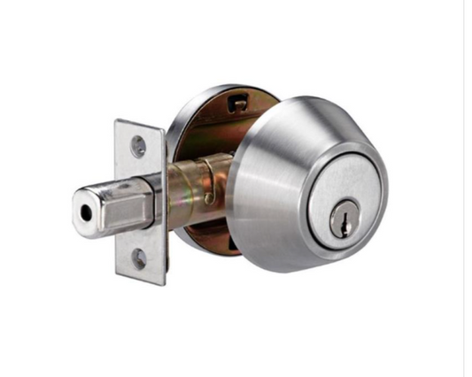 Garage to house door lock
