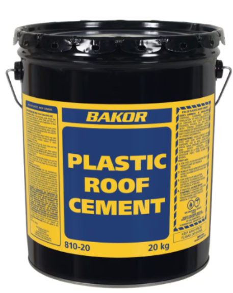 plastic roof cement