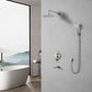 Round 3-Function Shower Set - Polished Chrome