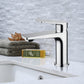 Brass Single Handle Bathroom Faucet - Polished Chrome