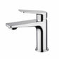 Brass Single Handle Bathroom Faucet - Polished Chrome