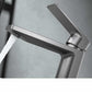 Brass Single Handle Bathroom Faucet - Gunmetal Grey