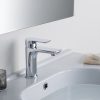 Premium Single Hole Brass Bathroom Faucet - Matte Black