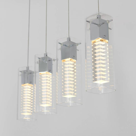 4 Light Integrated LED Pendant