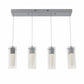 4 Light Integrated LED Pendant