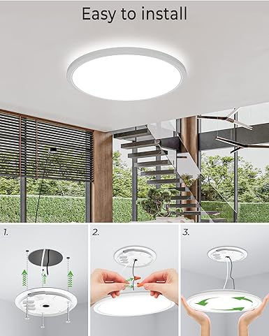 LED Flush Mount Ceiling Light Fixtures