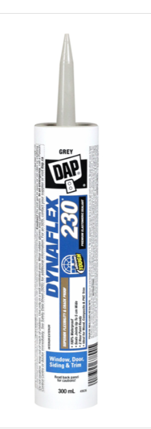 DAP DYNAFLEX 230 300-ml Grey Caulking for Doors and Windows