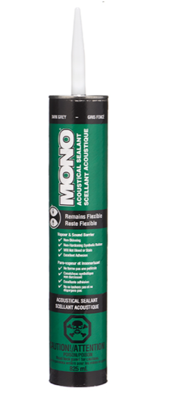 DAP Mono Synthetic Butyl Rubber Acoustical Sealant - Dark Grey