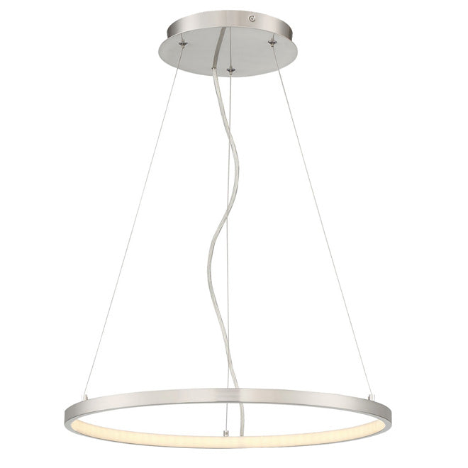 LED Dimmable Pendant Light - Satin Nickel