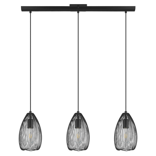 3-Light Dimmable Pendant Fixture