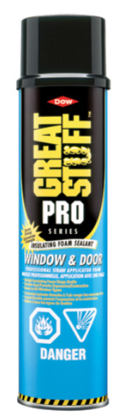 Great Stuff Pro Series Window and Door Insulating Polyurethane Expanding Foam - Paintable - 20-oz