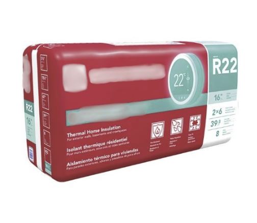 Stone Wool Batt R22 Insulation, 39.8 sq. ft. Coverage