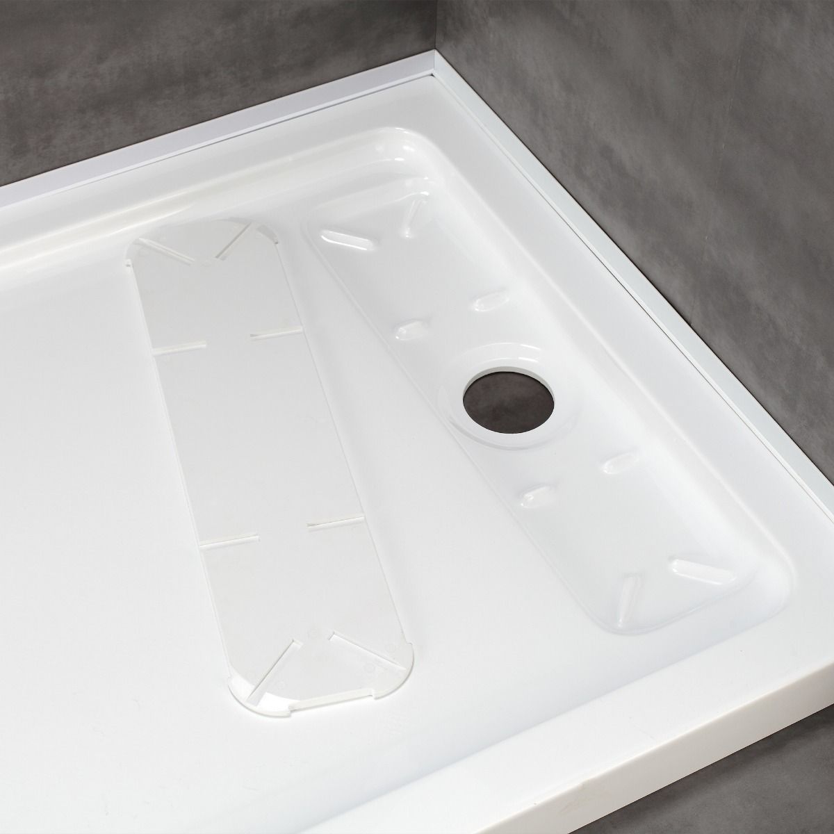 Rectangular Shower Base -60 x 30 Inches - White