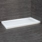 Rectangular Shower Base -60 x 30 Inches - White