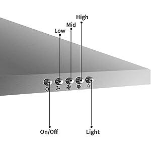 Steel Wall-Mounted Range Hood